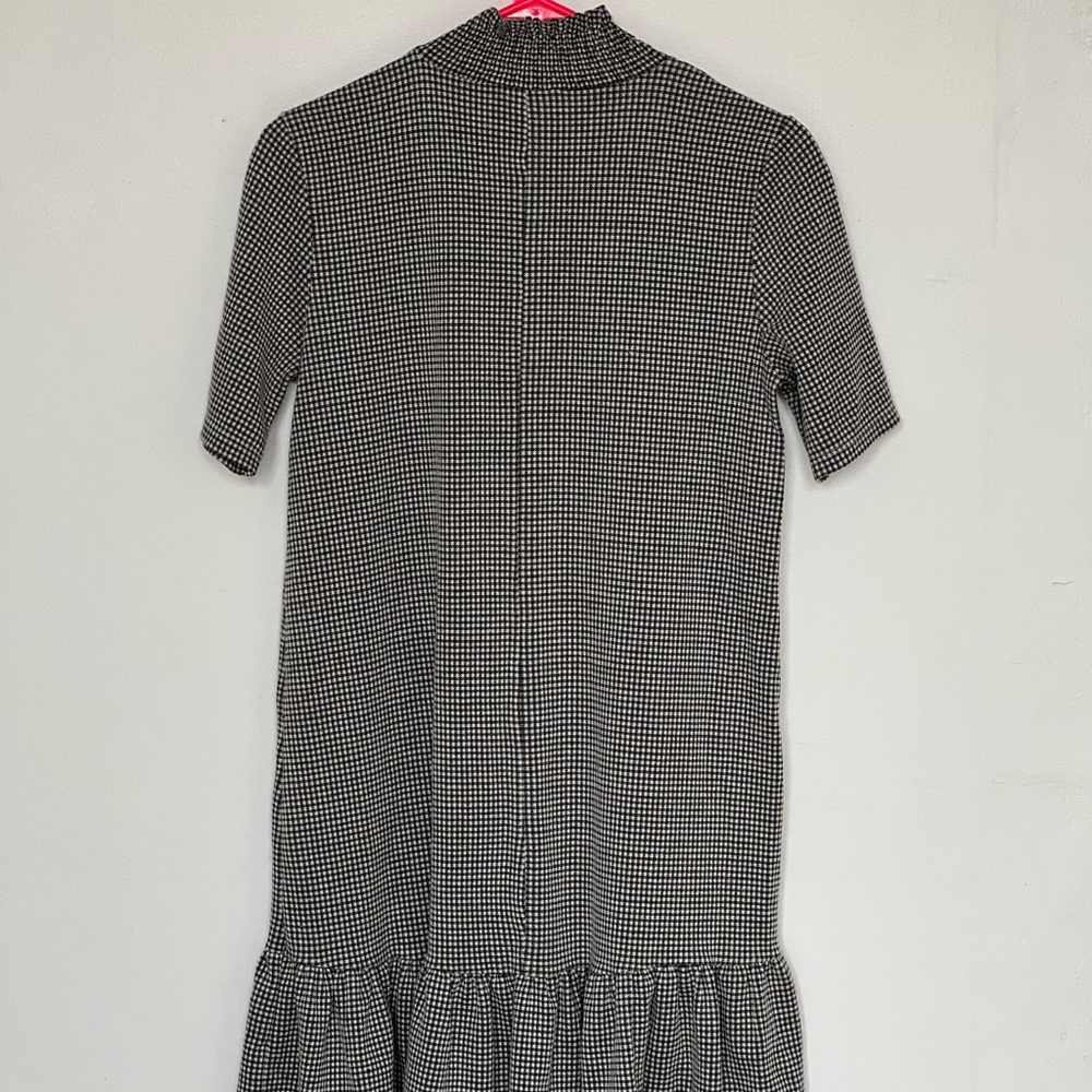 Zara black and white dress